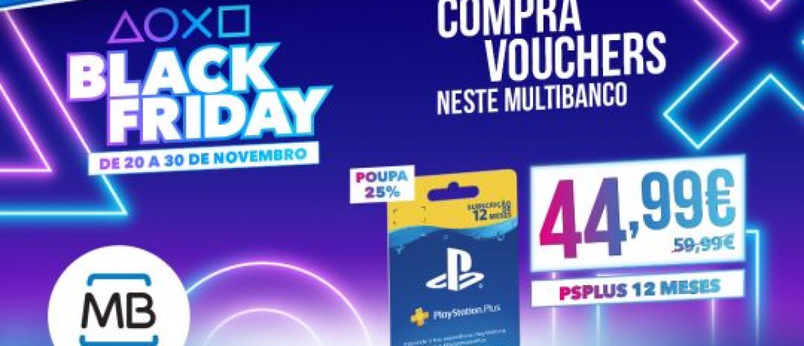 Black Friday – 25% de desconto nos vouchers Playstation